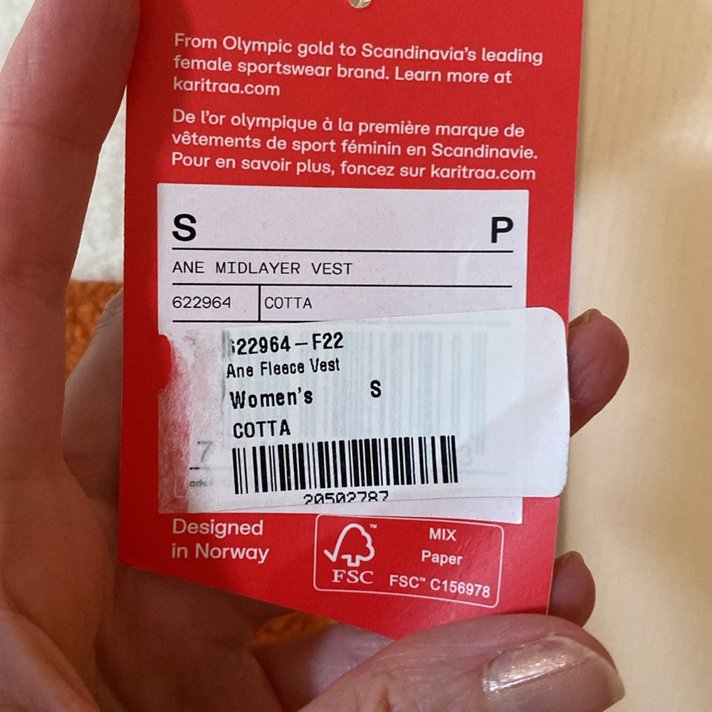 Kari Traa Sport Fleece Zippered Vest - Picture 3 of 5